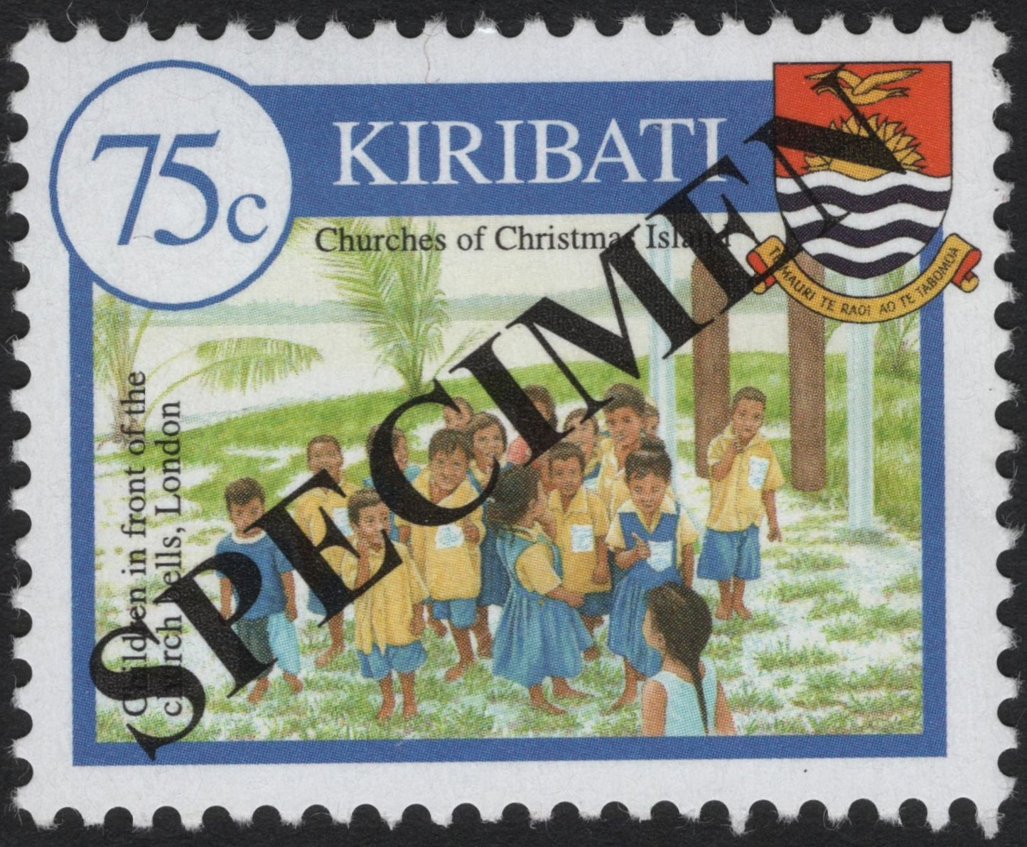SCG8257 - Kiribati 1979 – Churches of Christmas Island (Specimen)