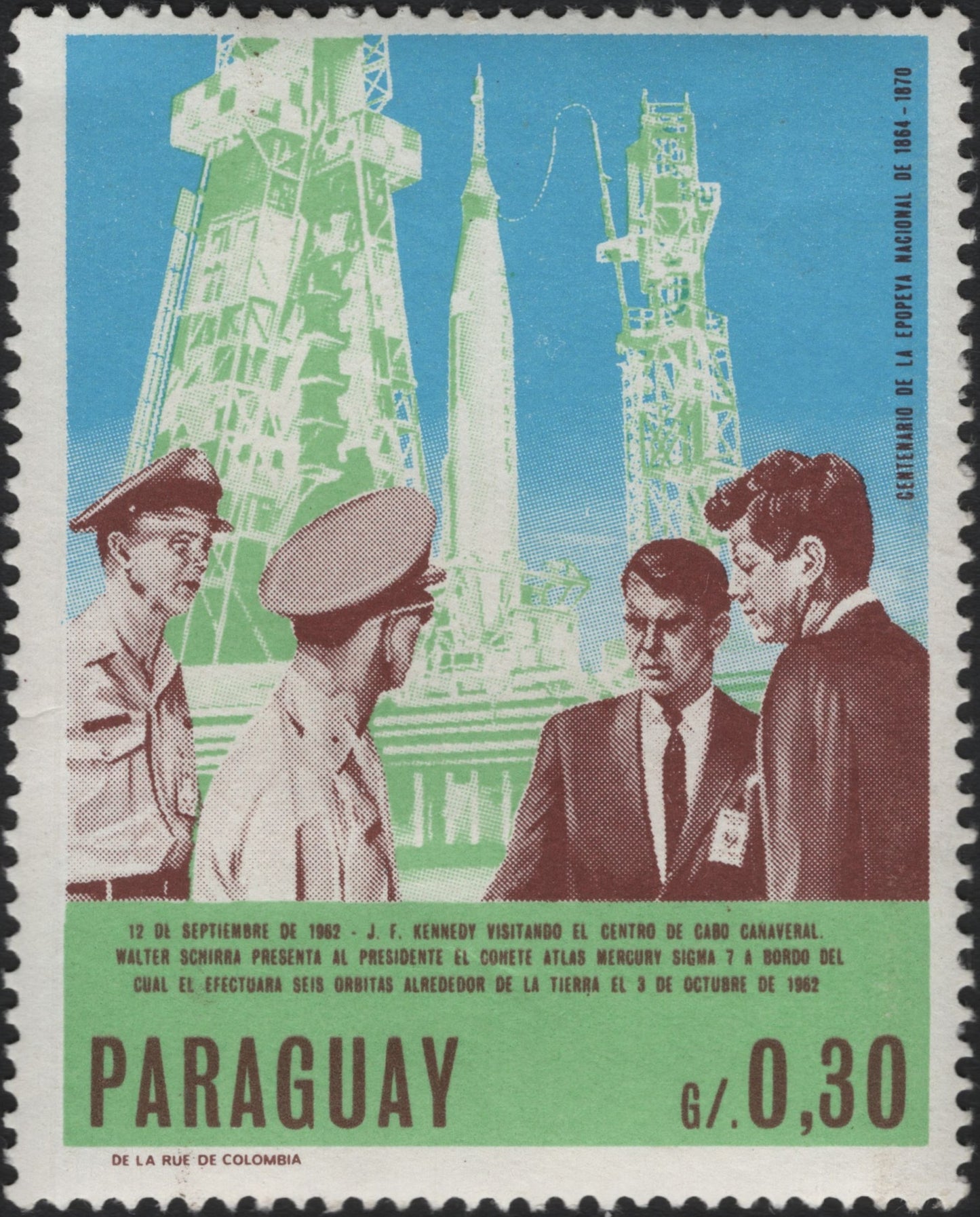 SCG8577 - Paraguay 1964 – President Kennedy Visits Cape Canaveral