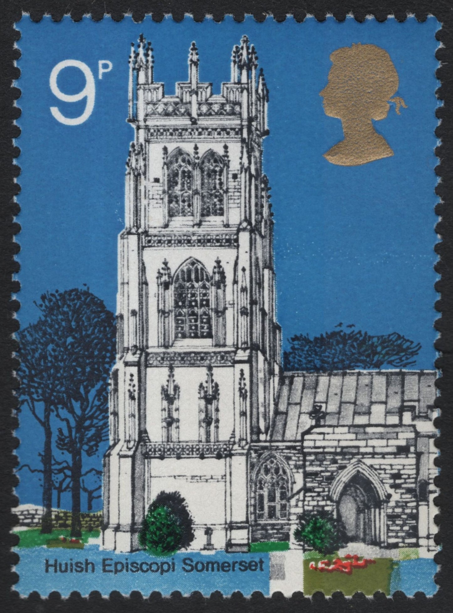 SCG8488 - Great Britain 1972 – Huish Episcopi Church, Somerset (9p)