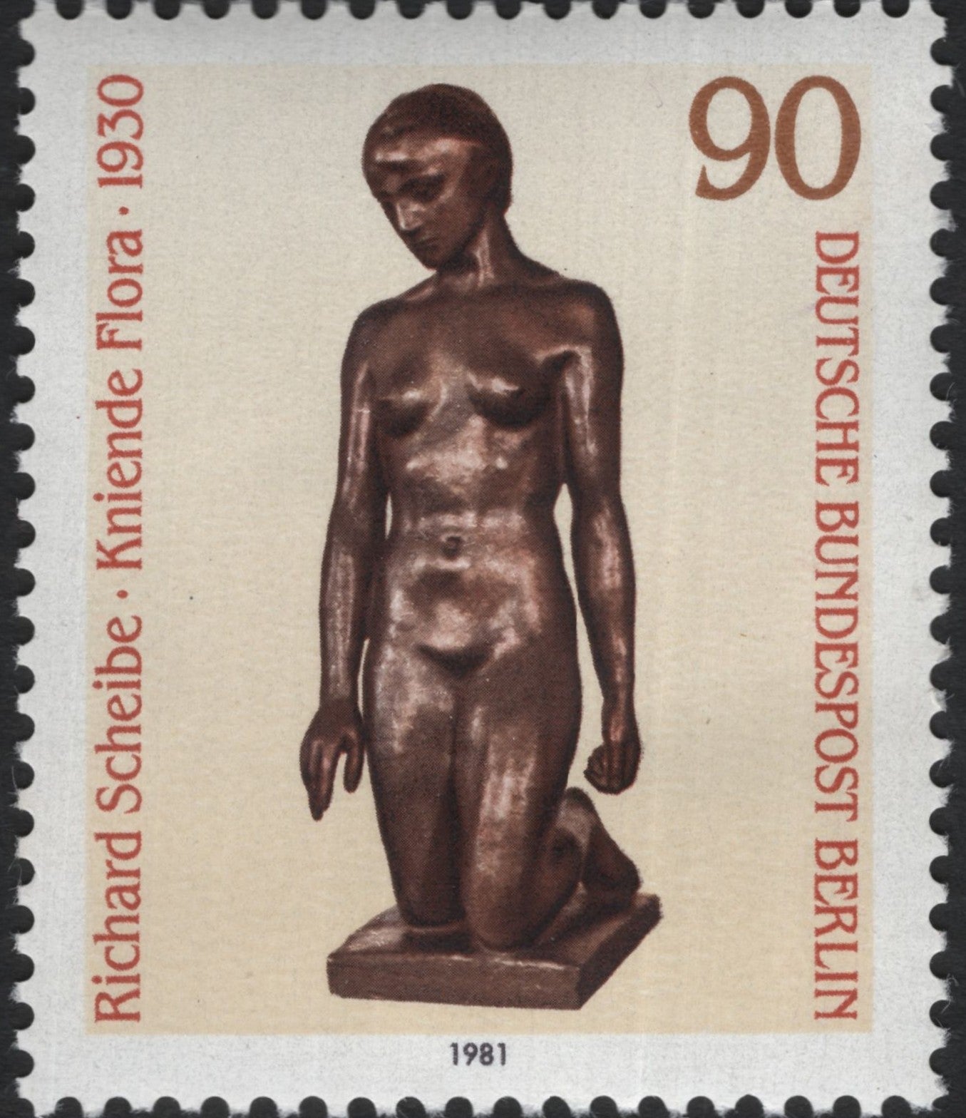 SCG8734 - Berlin 1981 – Richard Scheibe’s Kniende Flora (Kneeling Flora), 1930