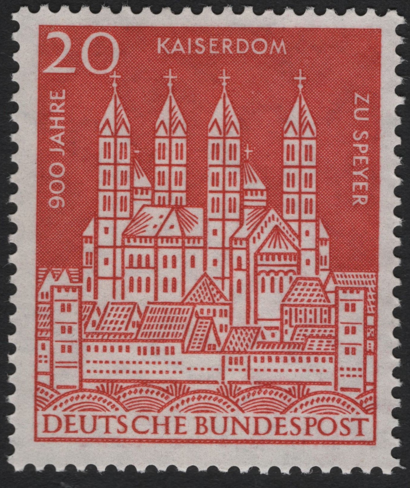SCG8736 - Germany 1961 – 900th Anniversary of Speyer Cathedral