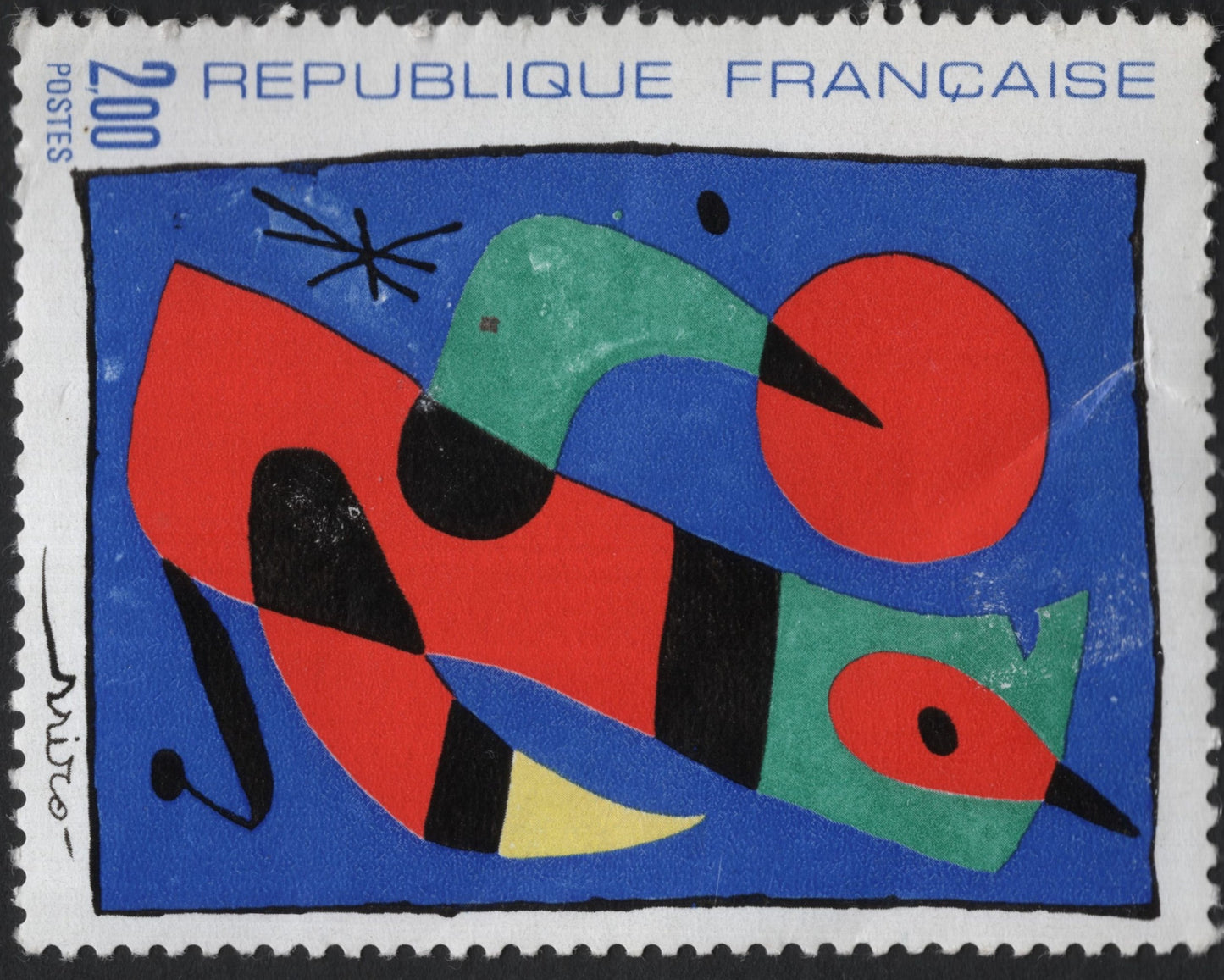 SCG8584 - France 1978 – Joan Miró Modern Art Stamp