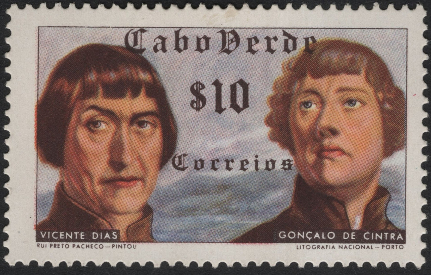 SCG8623 - Cabo Verde – Navigators Vicente Dias & Gonçalo de Cintra ($10)