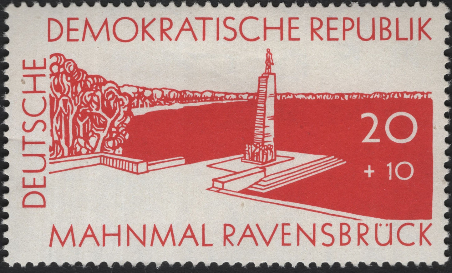 SCG8627 - DDR 1959 – Ravensbrück Memorial Semi-Postal