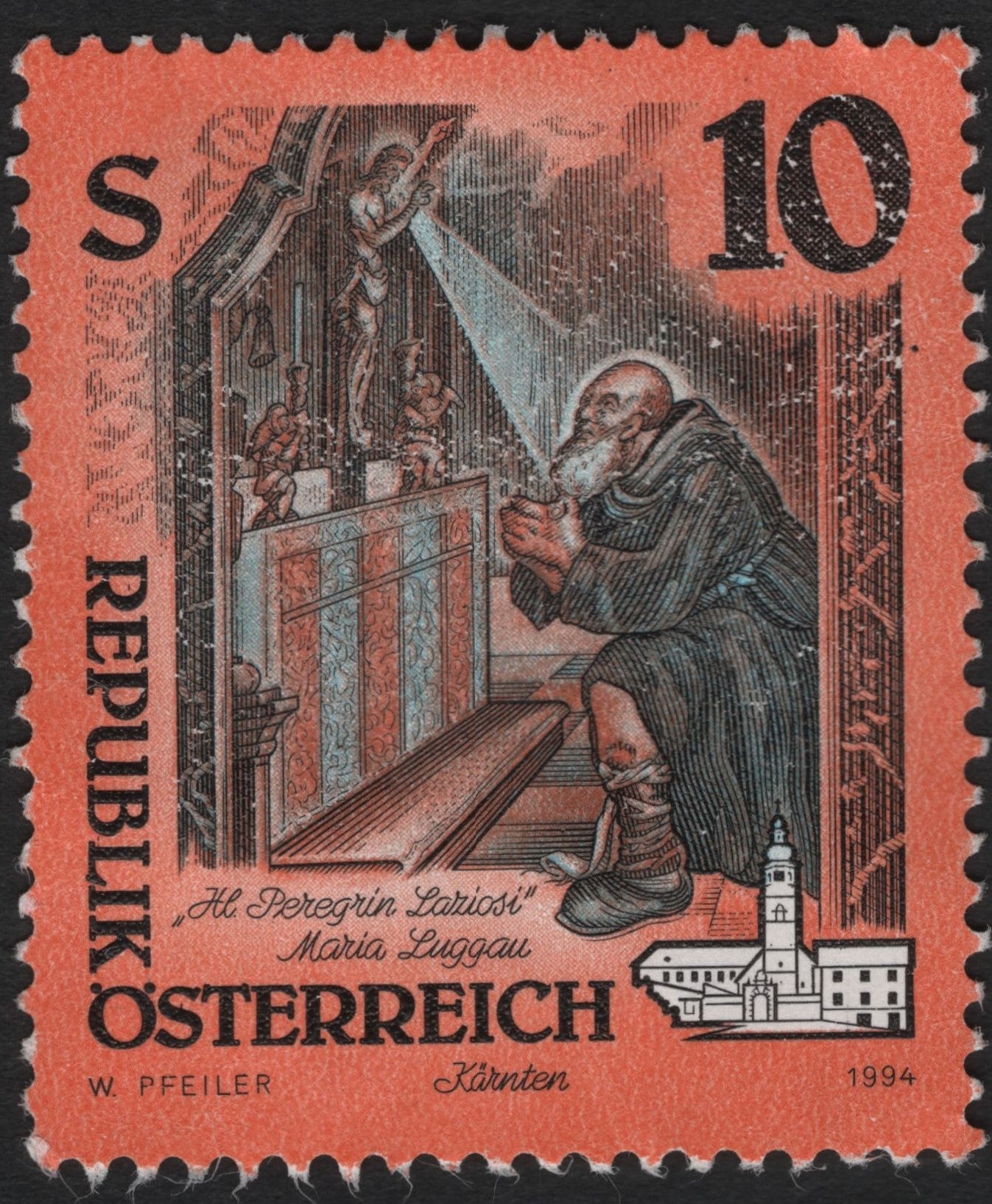 SCG8765 - Austria 1994 – St. Peregrine Laziosi, Maria Luggau (Carinthia)