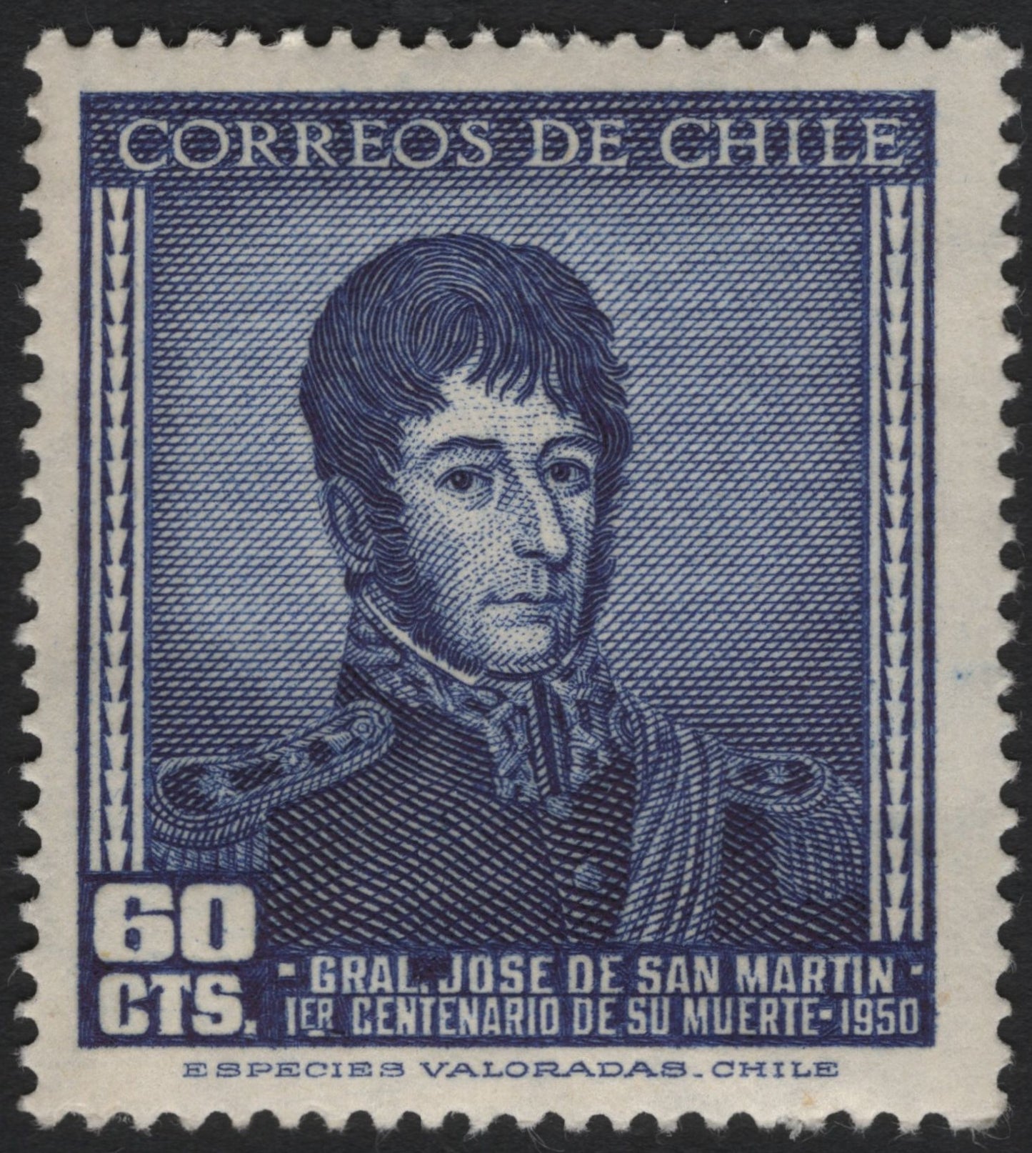 SCG8766 - Chile 1950 – Centenary of José de San Martín’s Death