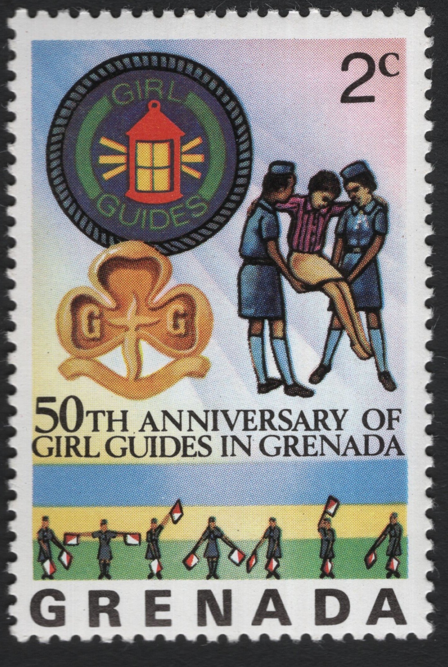 SCG8758 - 50th Anniversary of Girl Guides in Grenada (1968)