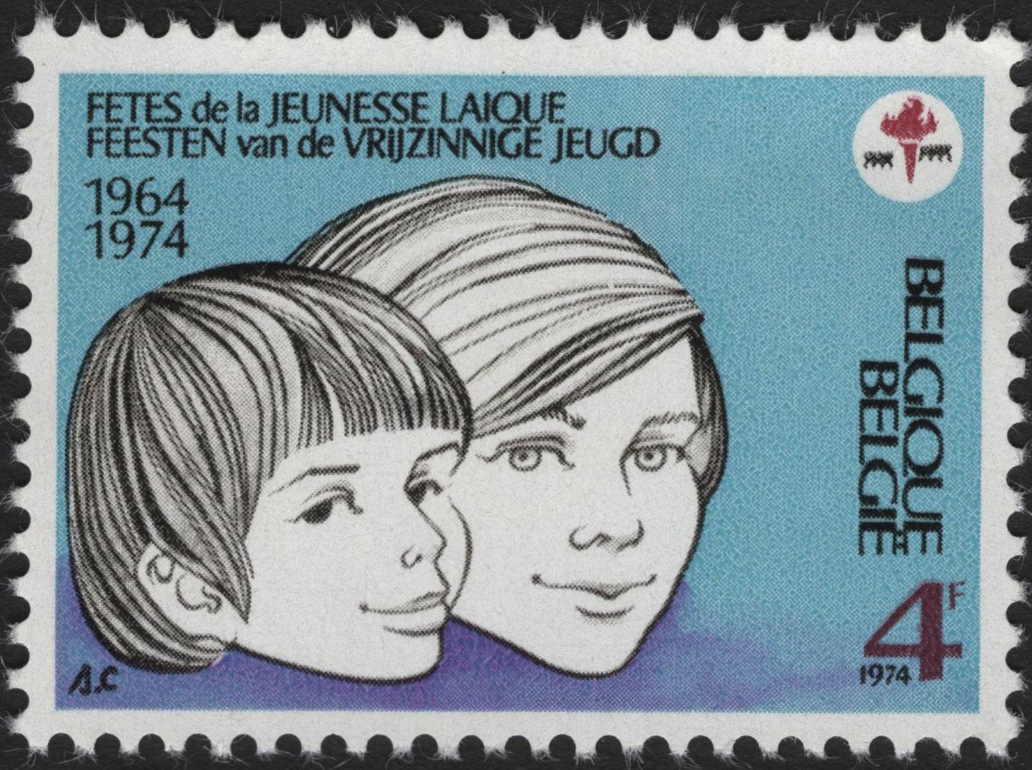SCG8779 - Belgium 1974 – 10th Anniversary of the Secular Youth Festivals