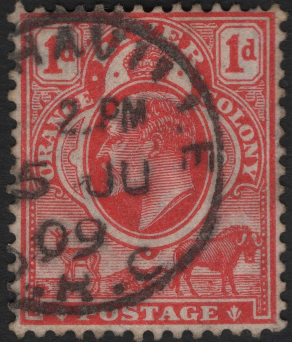 SCG9058 - πΏπ¦ Orange River Colony β 1903β04 King Edward VII 1d Red
