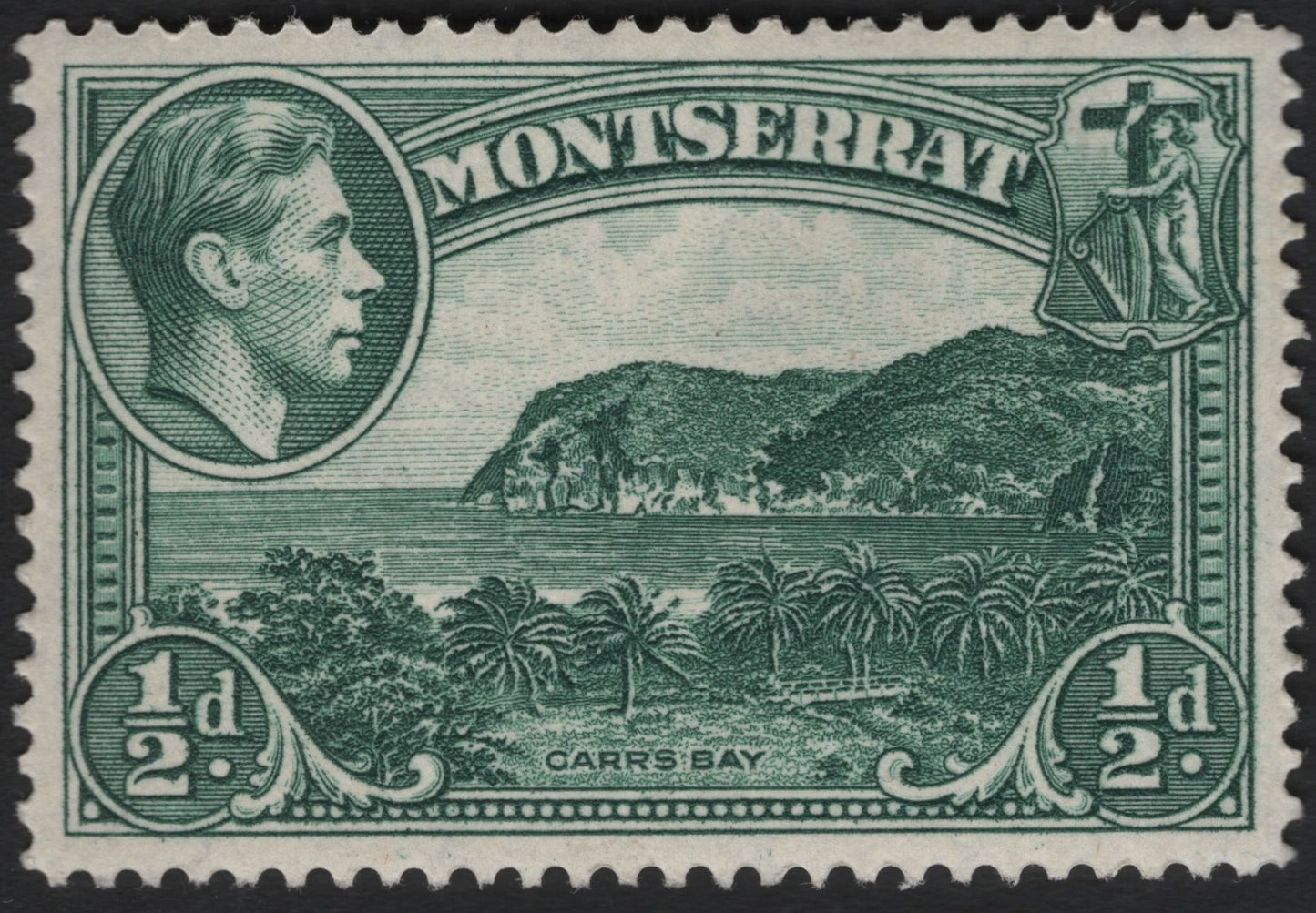 SCG9080 - Montserrat ½d Carr’s Bay – King George VI (1938–48)