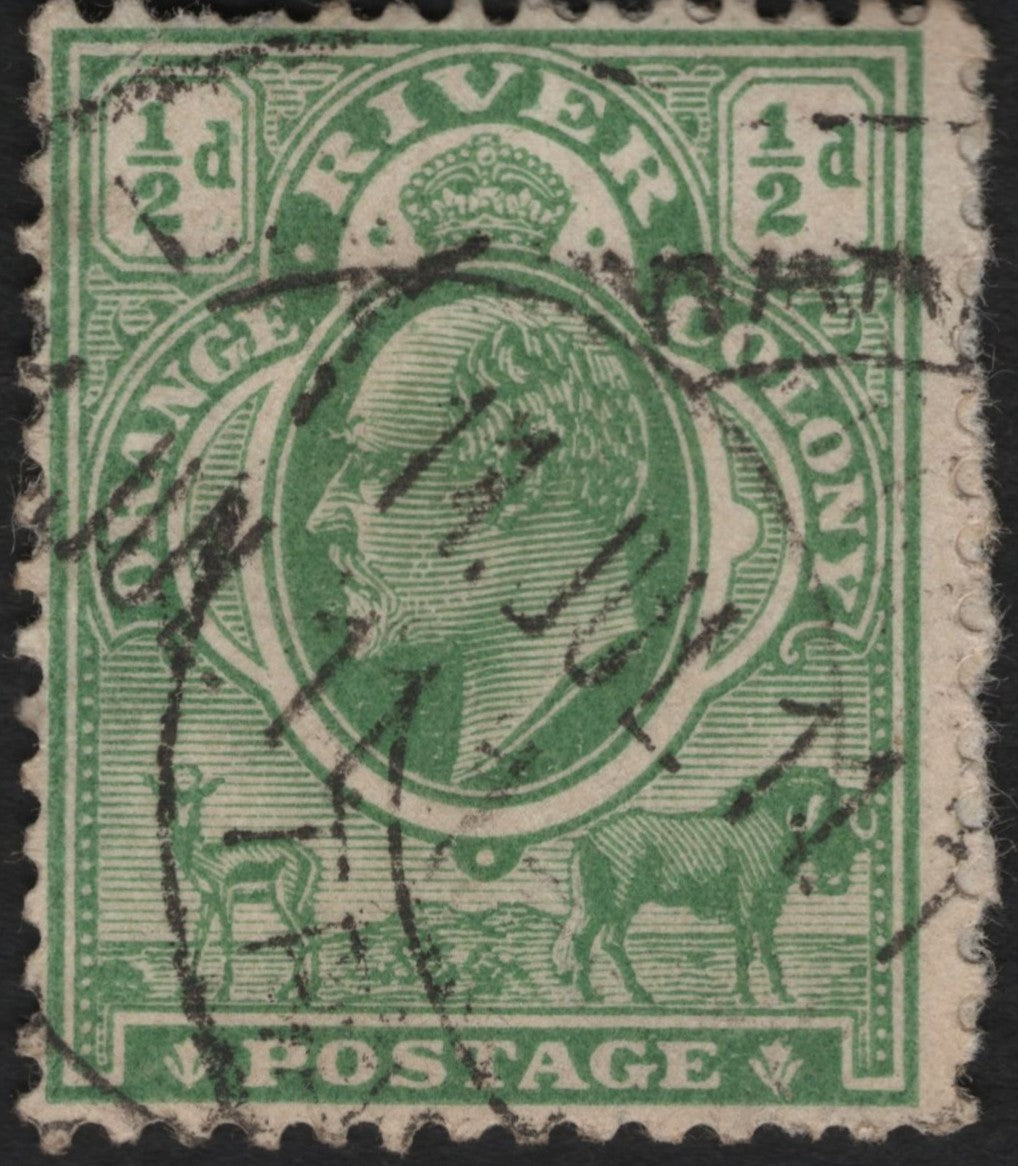 SCG9100 - Orange River Colony ½d King Edward VII (Green)