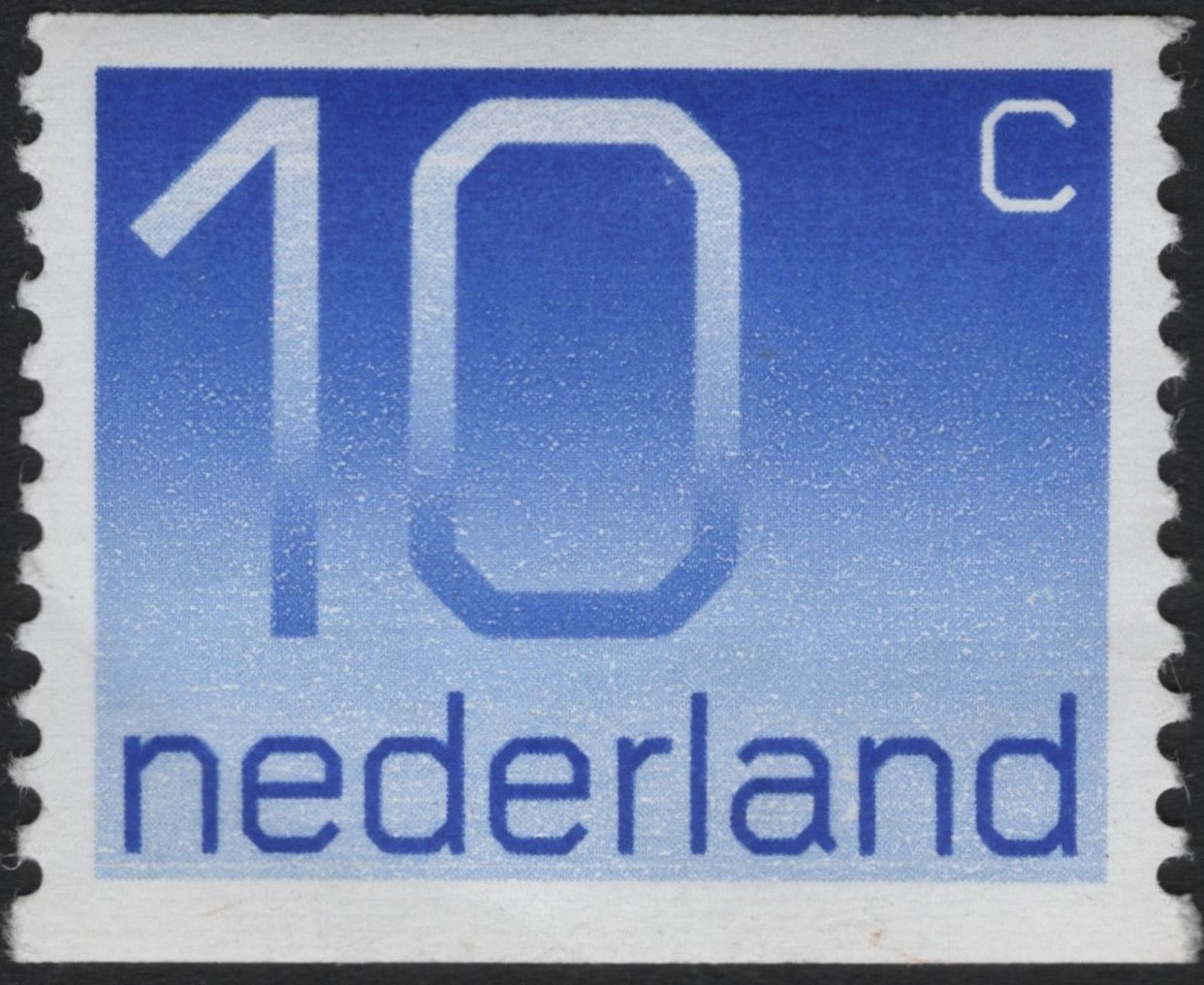 SCG9398 - Netherlands 10c Definitive – Modern Numeral Design (c.1970s)