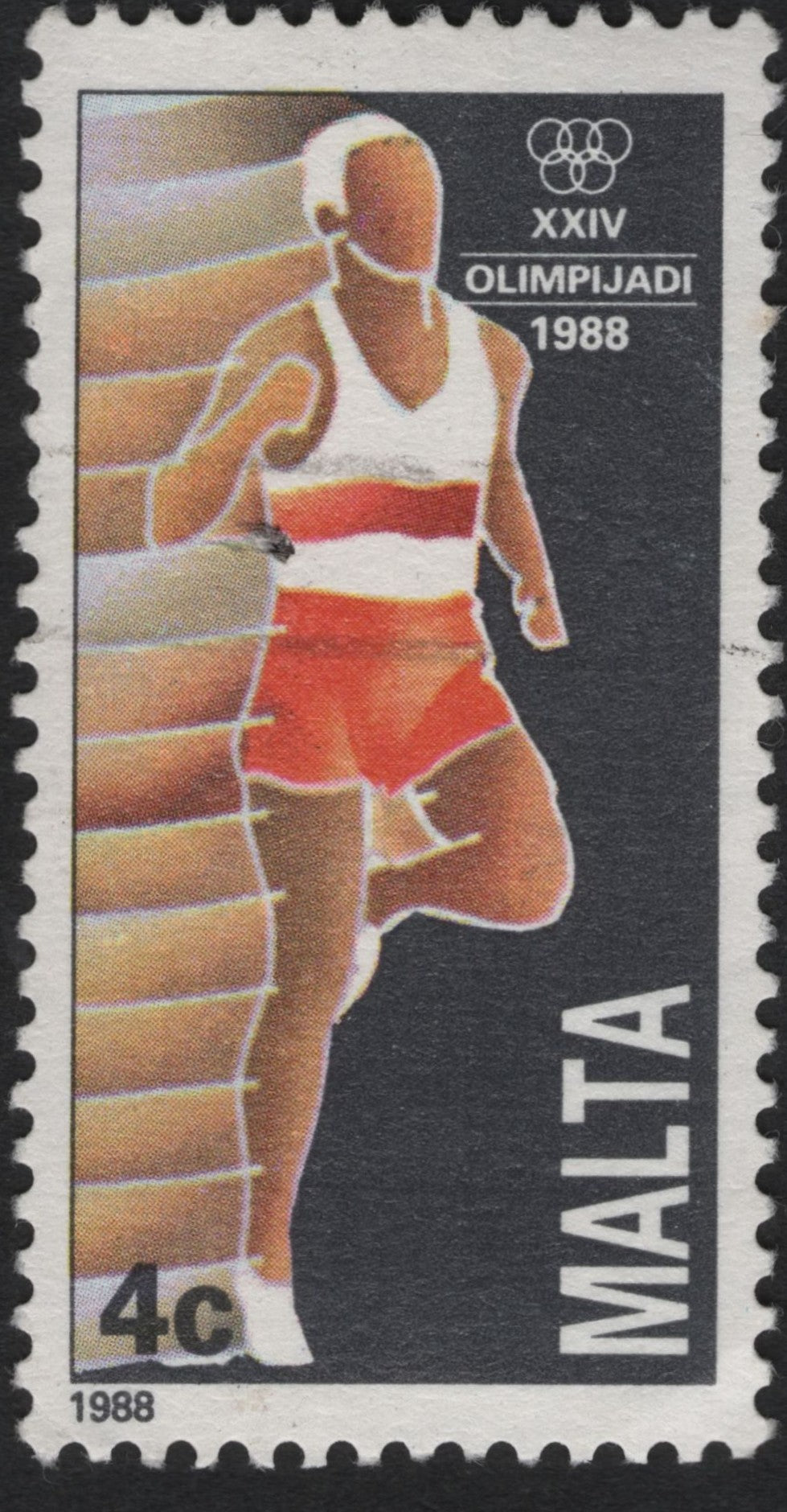 SCG9480 - Malta – 1988 Seoul Olympics Runner (4c)