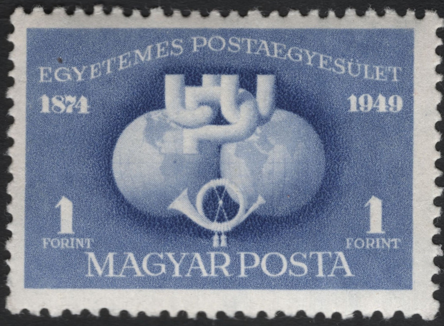 SCG9509 - Hungary 1949 – UPU 75th Anniversary, 1 Forint Blue