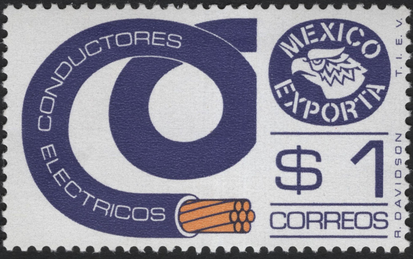 SCG10202 - 🇲🇽 Mexico 1981 – “Conductores Eléctricos” (Mexico Exporta Series) – $1