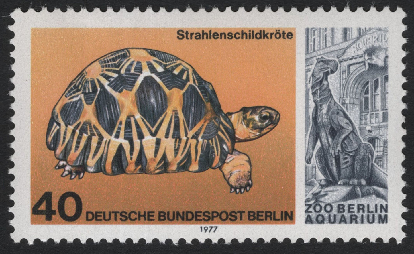 SCG10711 - Germany (Berlin) 1977 – Zoo Berlin Aquarium Fauna Set (4 Stamps)