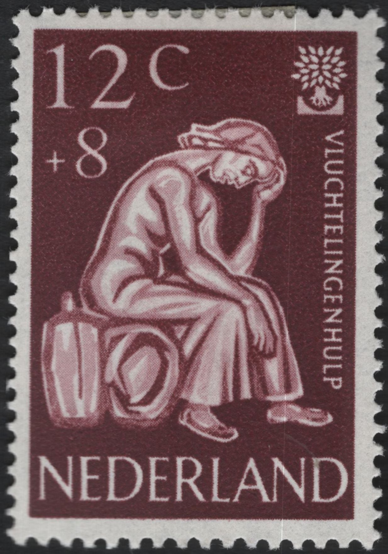 SCG10714 - Netherlands 1950 “Refugee Relief” Semi-Postal Pair