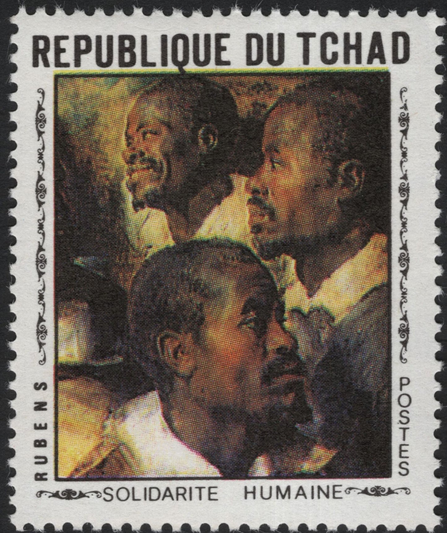 SCG10721 - Chad – “Solidarité Humaine” Art Stamps Featuring Gauguin & Rubens