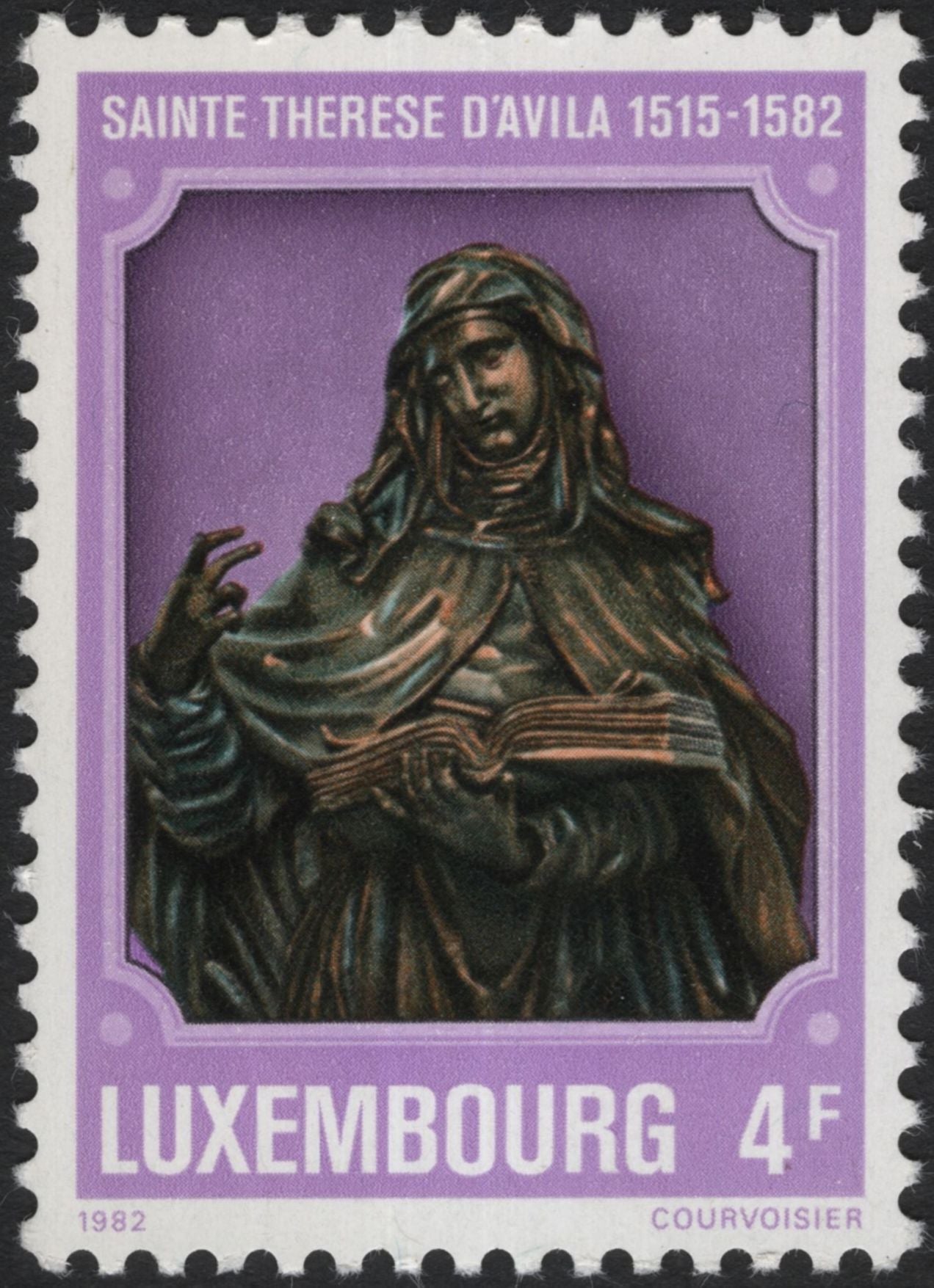 SCG10723 - Luxembourg 1982 Personalities – Raoul Follereau & Saint Teresa of Ávila