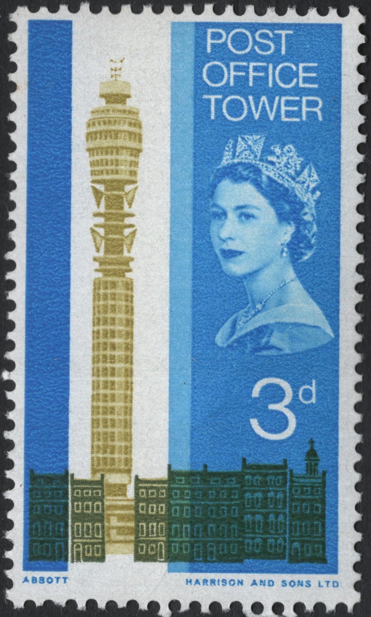SCG10656 - United Kingdom 1965 – Post Office Tower 3d Definitive