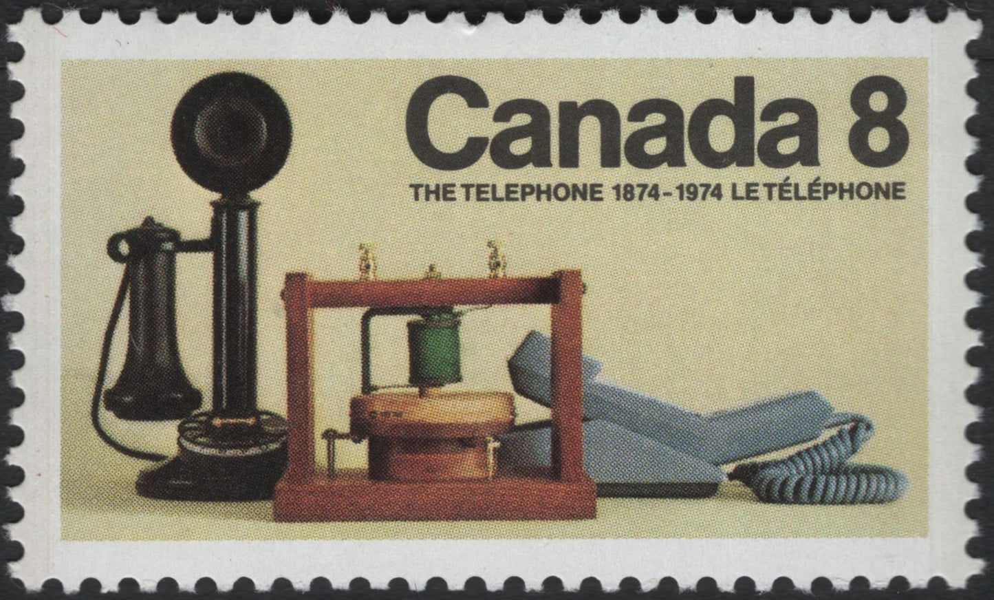 SCG10516 - Canada 1974 – Telephone Centennial 8¢ Commemorative