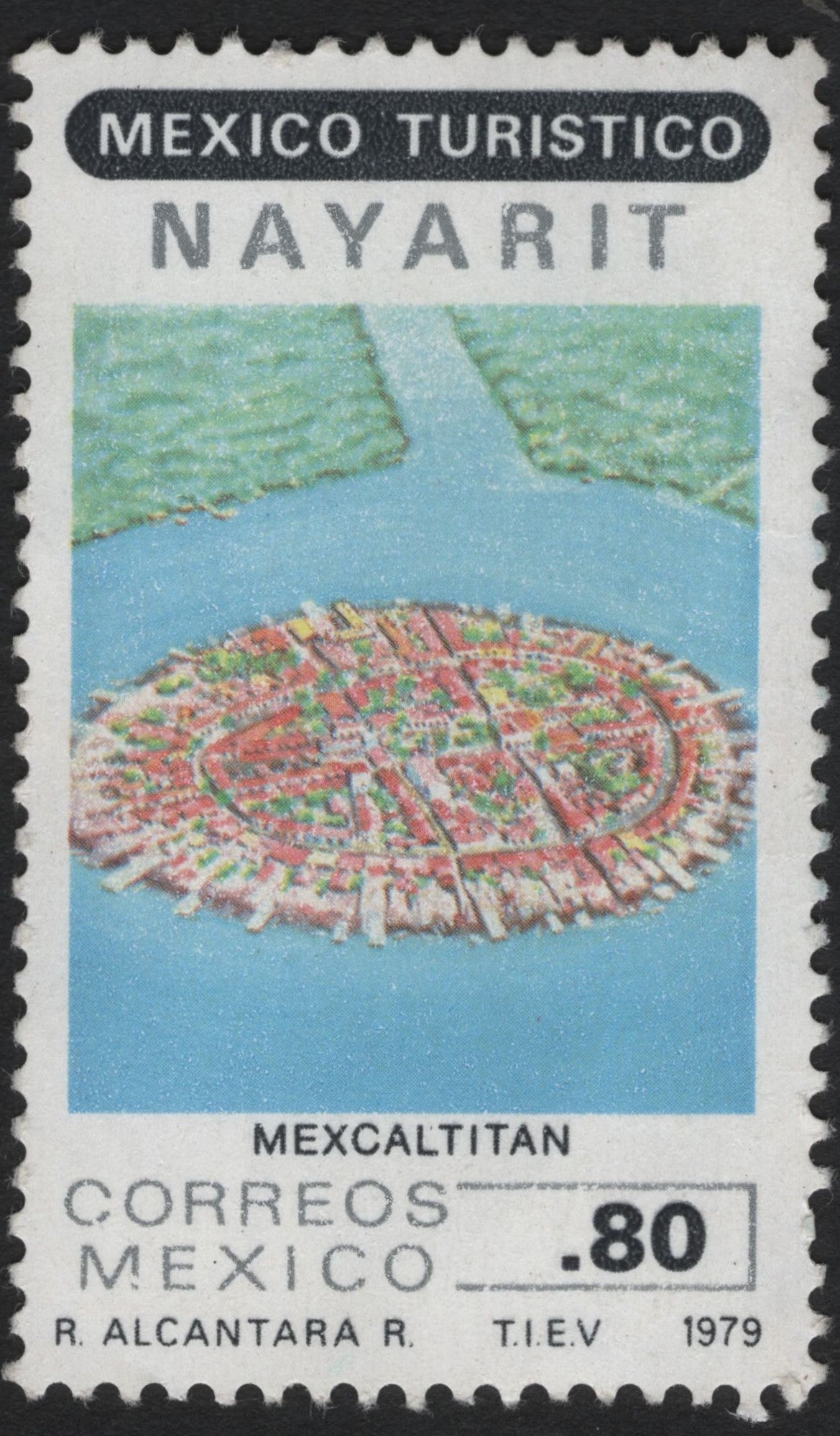 SCG10665 - Mexico 1979 Mexcalitán – Nayarit Tourist Issue (80c)