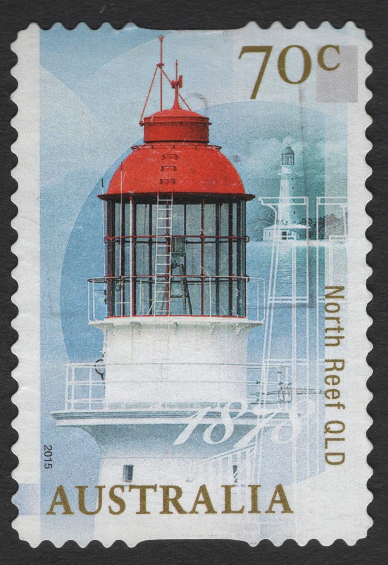 SCG11229 - North Reef Lighthouse – Queensland Coastal Beacon (70c)