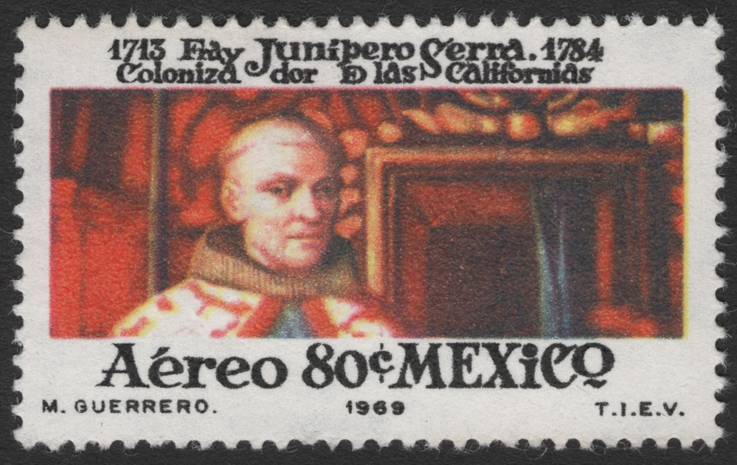SCG11247 - Junípero Serra – California Missions Commemoration (1969 Airmail) – Mexico