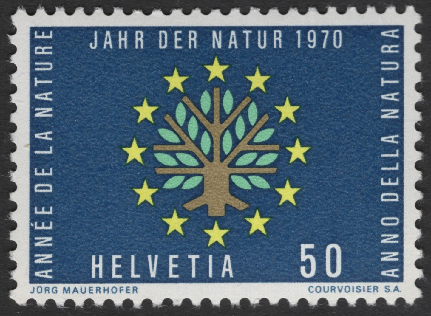 SCG11301 - Switzerland 1970 – Year of Nature (Jahr der Natur) – 50 Rappen