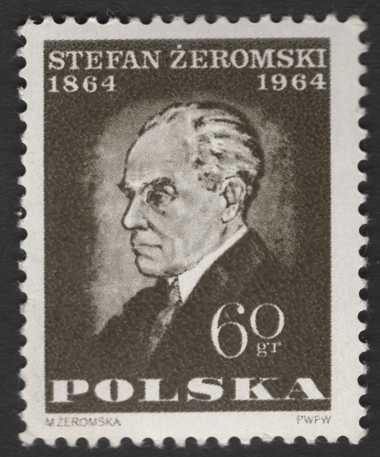 SCG11318 - Stefan Żeromski Birth Centenary – 60 gr Commemorative