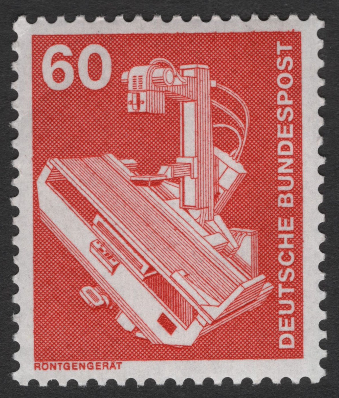 SCG11332 - Germany – 60 Pfennig Röntgengerät (X-Ray Machine) – Medical Technology Issue