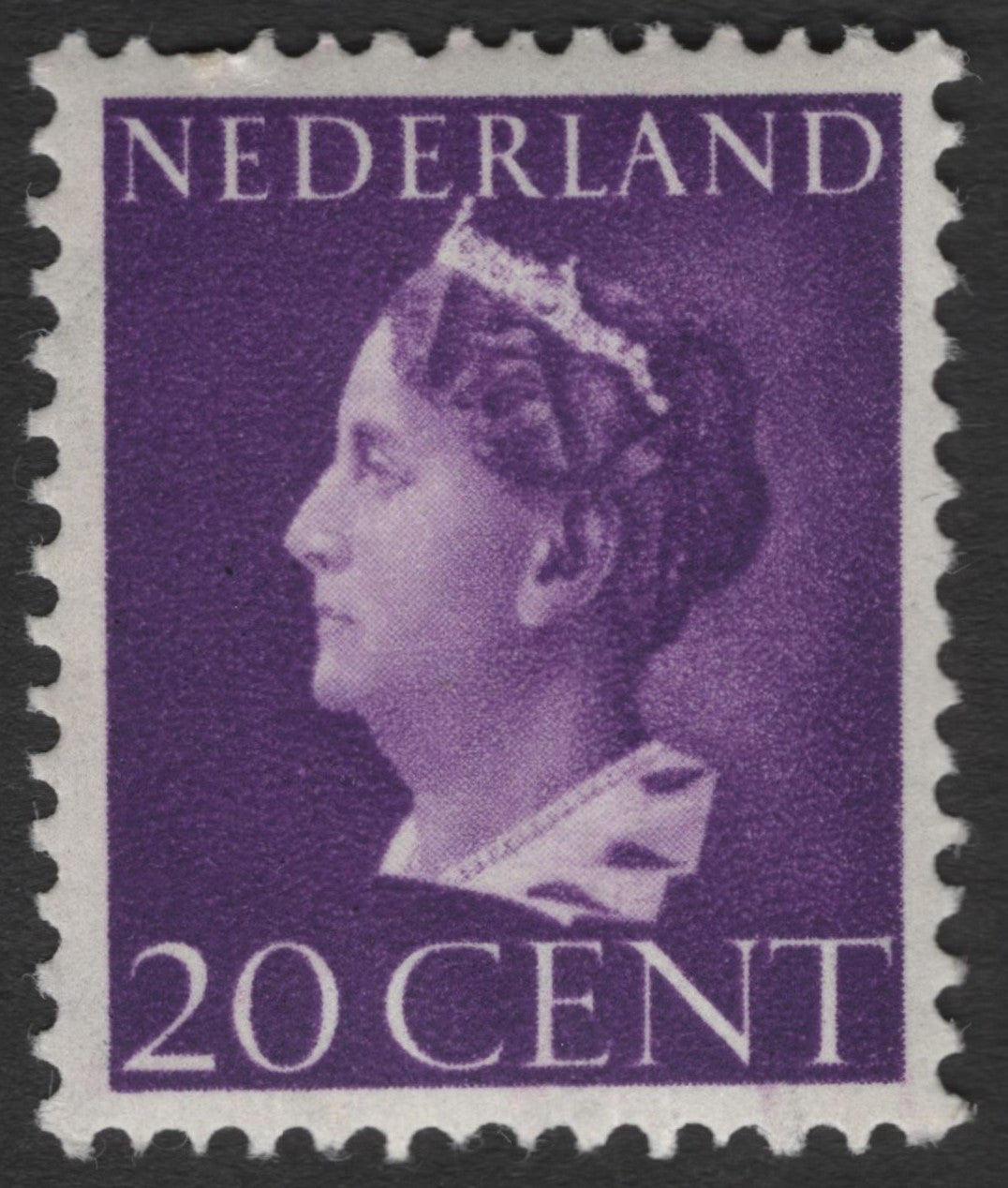 SCG11312 - Netherlands – 20 Cent Queen Juliana Definitive (Violet Portrait Issue)