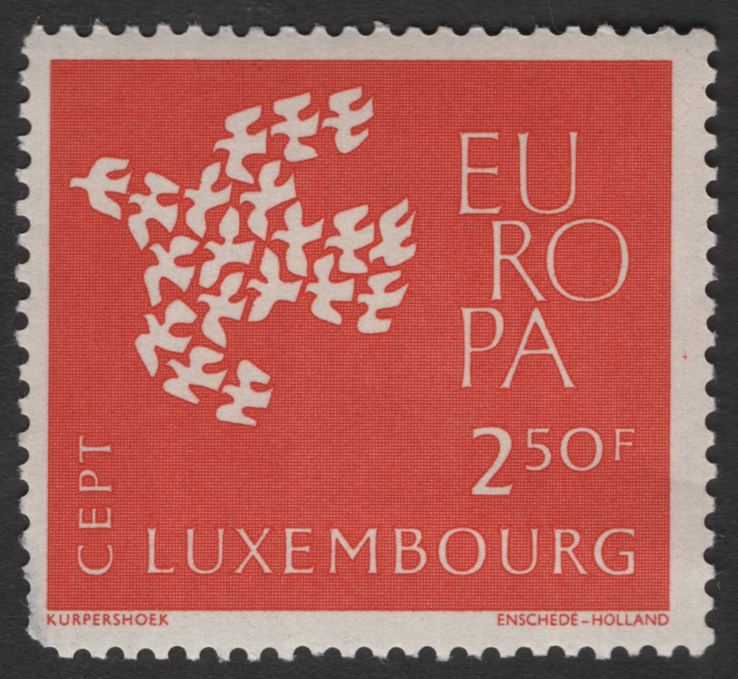 SCG11356 - Luxembourg – 250F C.E.P.T. EUROPA Birds of Unity Issue