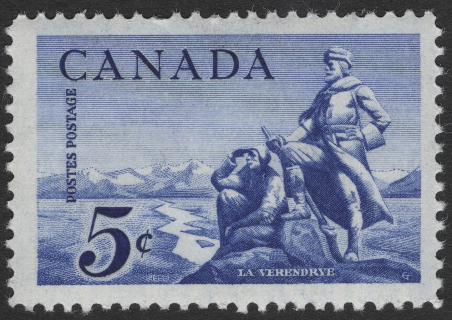 SCG11335 - La Vérendrye – Western Exploration Commemorative (5¢)