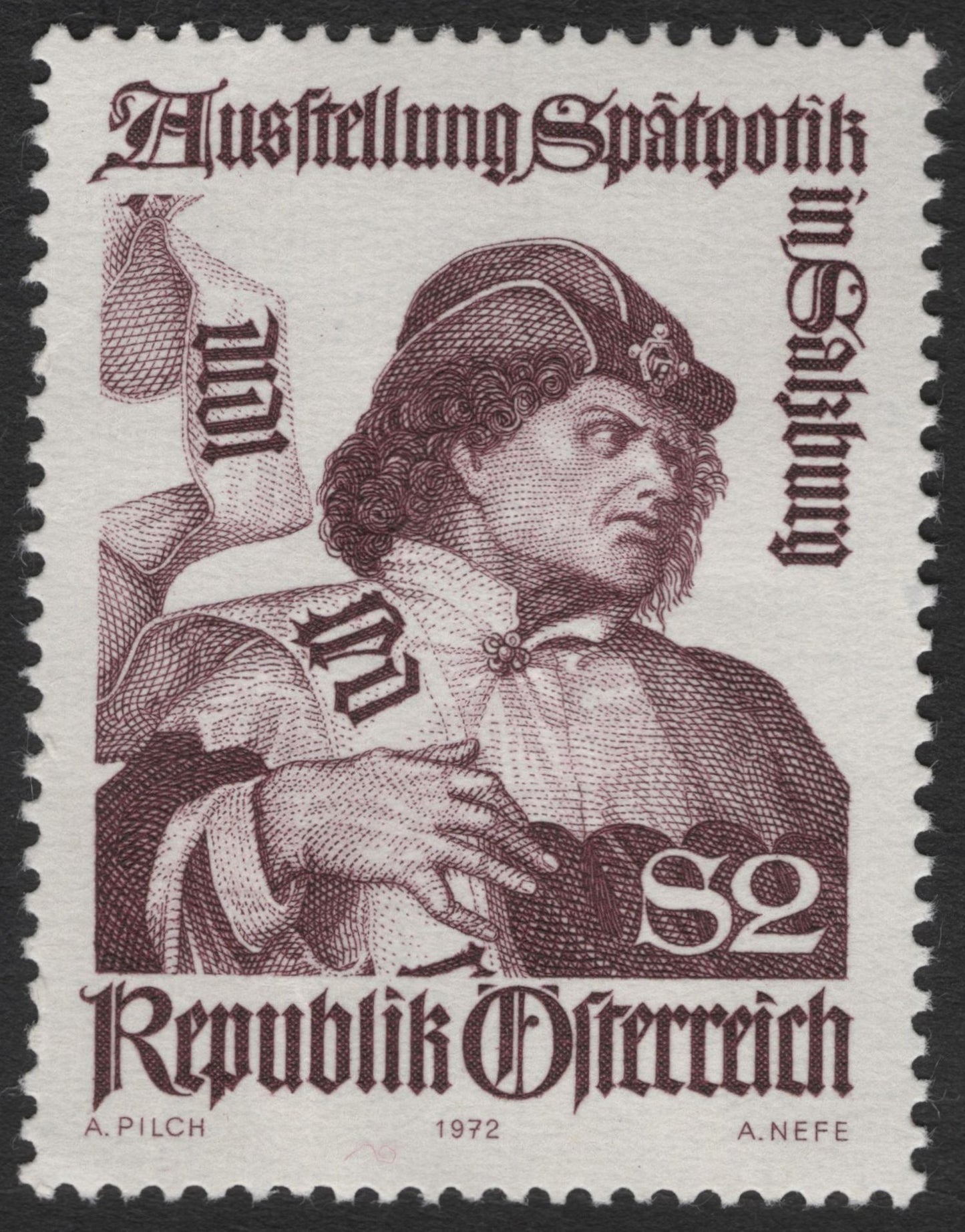 SCG12004 - Austria 1972 Late Gothic Exhibition – 2 Schilling