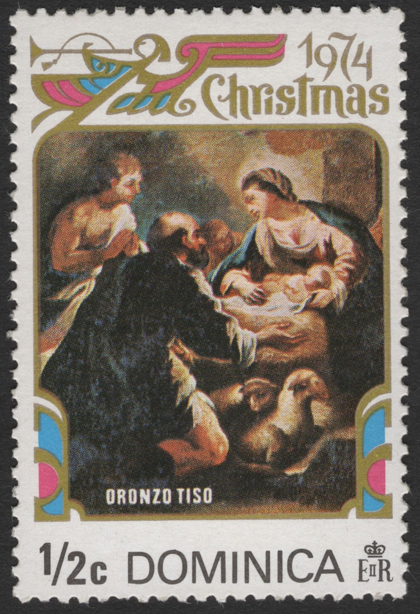 SCG12009 - Dominica 1974 Christmas – Nativity Scene (After Oronzo Tiso)