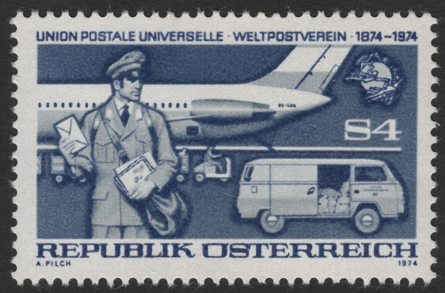 SCG12043 - Austria 1974 Universal Postal Union Centenary – Postal Transport (84g)