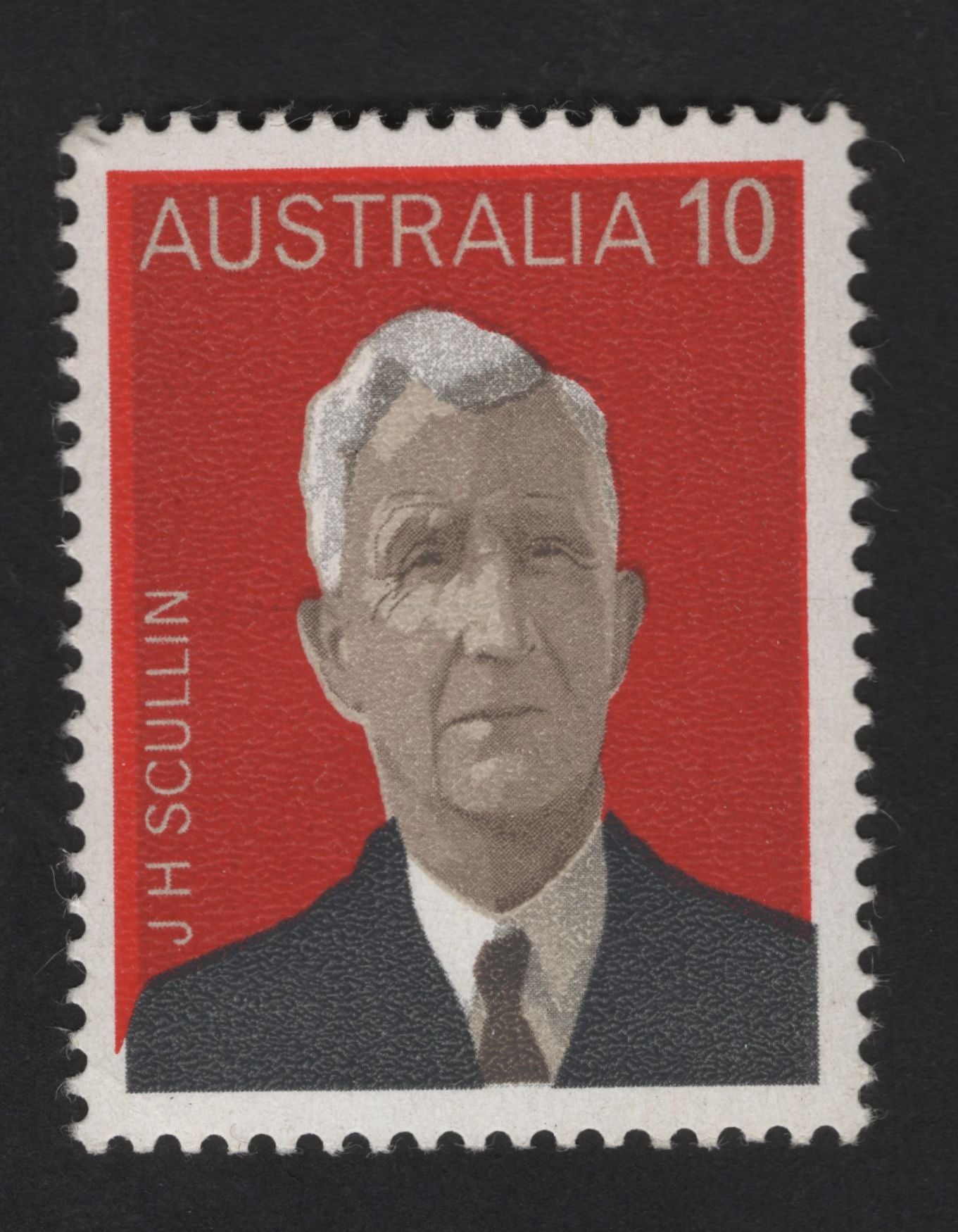 SCG13821 - Australia 10c Sir John Scullin Definitive Stamp
