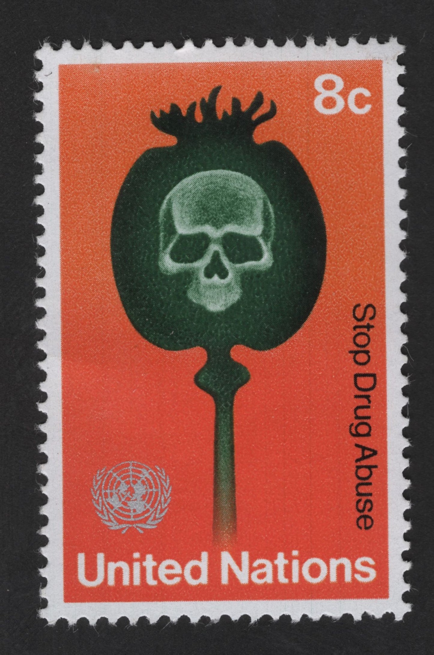 SCG13822 - United Nations 8c “Stop Drug Abuse” Stamp