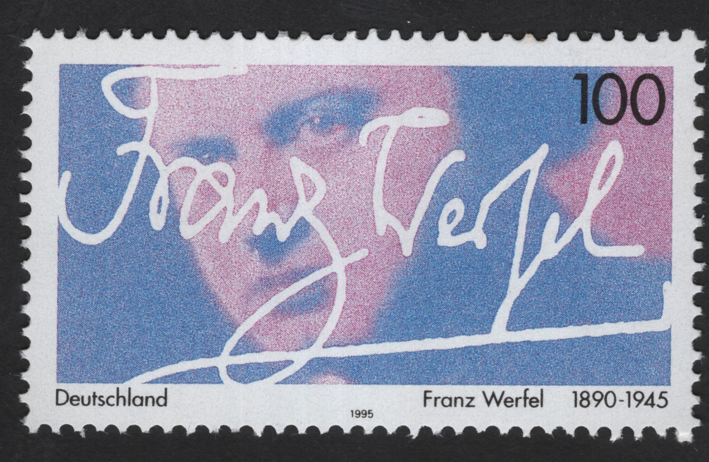 SCG13835 - Germany 1995 – Franz Werfel Literary Commemoration Stamp (100 Pfennig)