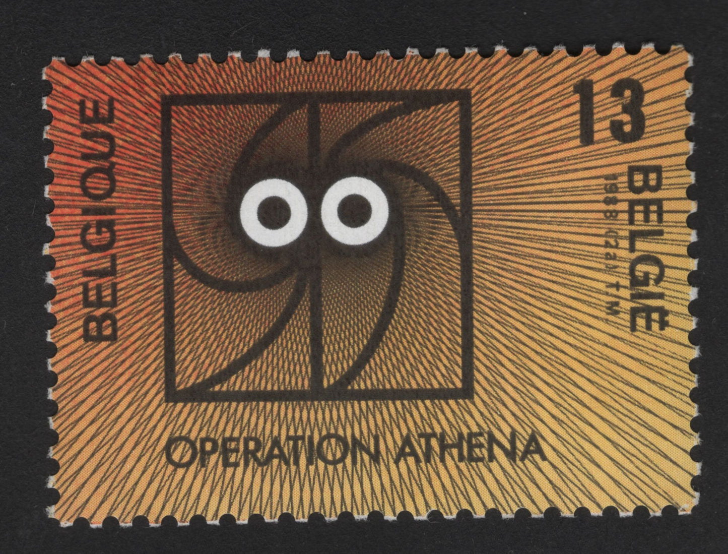 SCG13825 - Belgium 13F “Operation Antenne” Charity Stamp