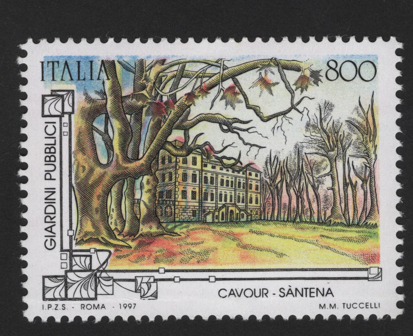 SCG13948 - Italy 1997 – Cavour Castle, Santena (Giardini Pubblici Series)