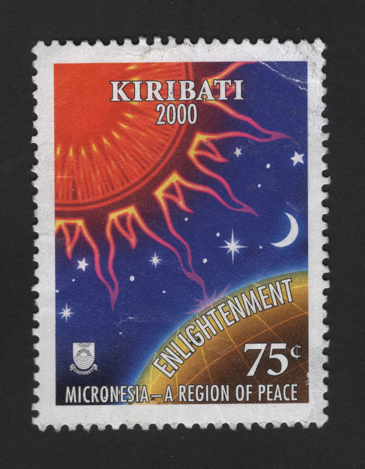 SCG14004 - Kiribati 2000 – Micronesia: A Region of Peace “Enlightenment” 75c Stamp