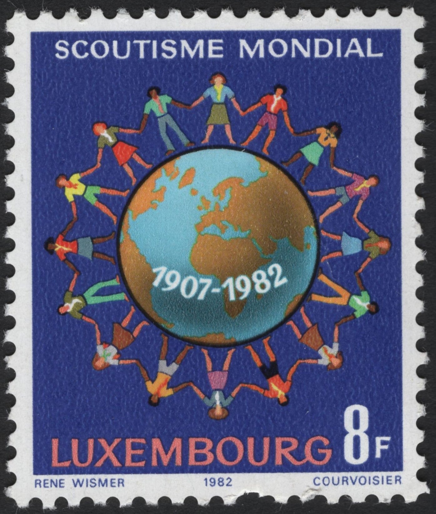 SCG7201 - Luxembourg – 1982 “World Scouting 75th Anniversary” (8F)