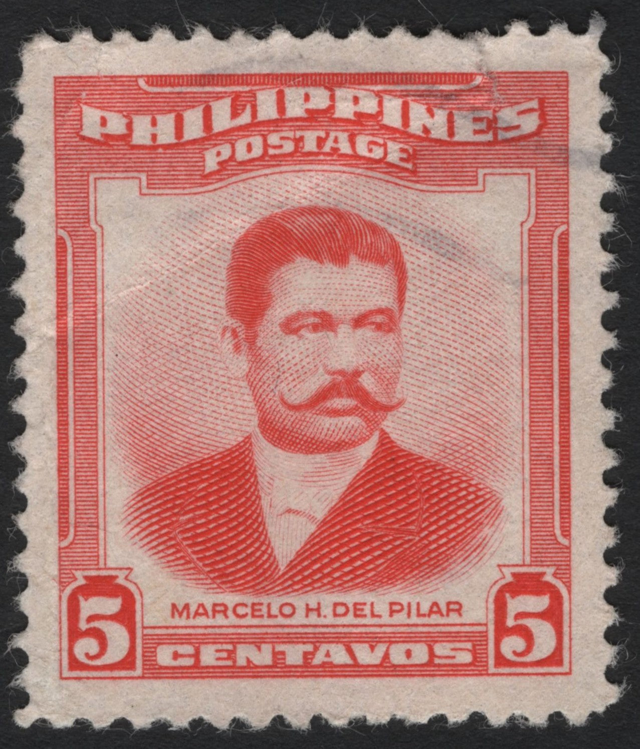 SCG7431 - Marcelo H. del Pilar – Philippines 5 Centavos Red Definitive