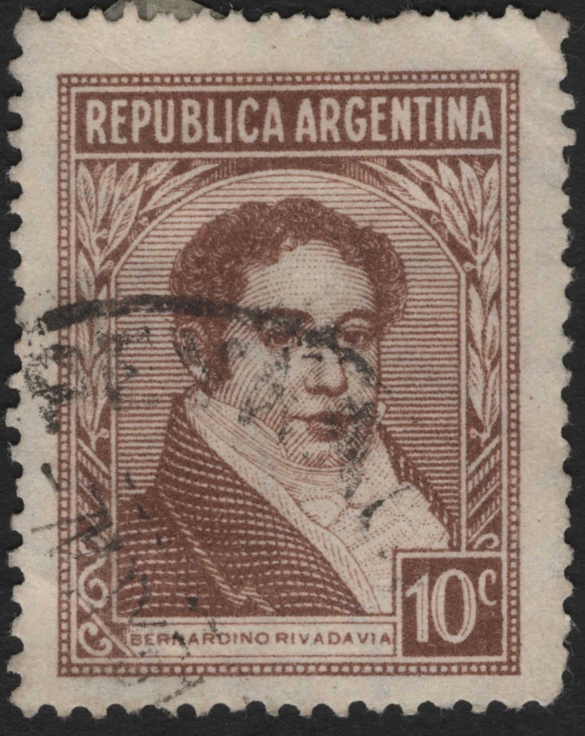 SCG7433 - Argentina 10 Centavos – Bernardino Rivadavia