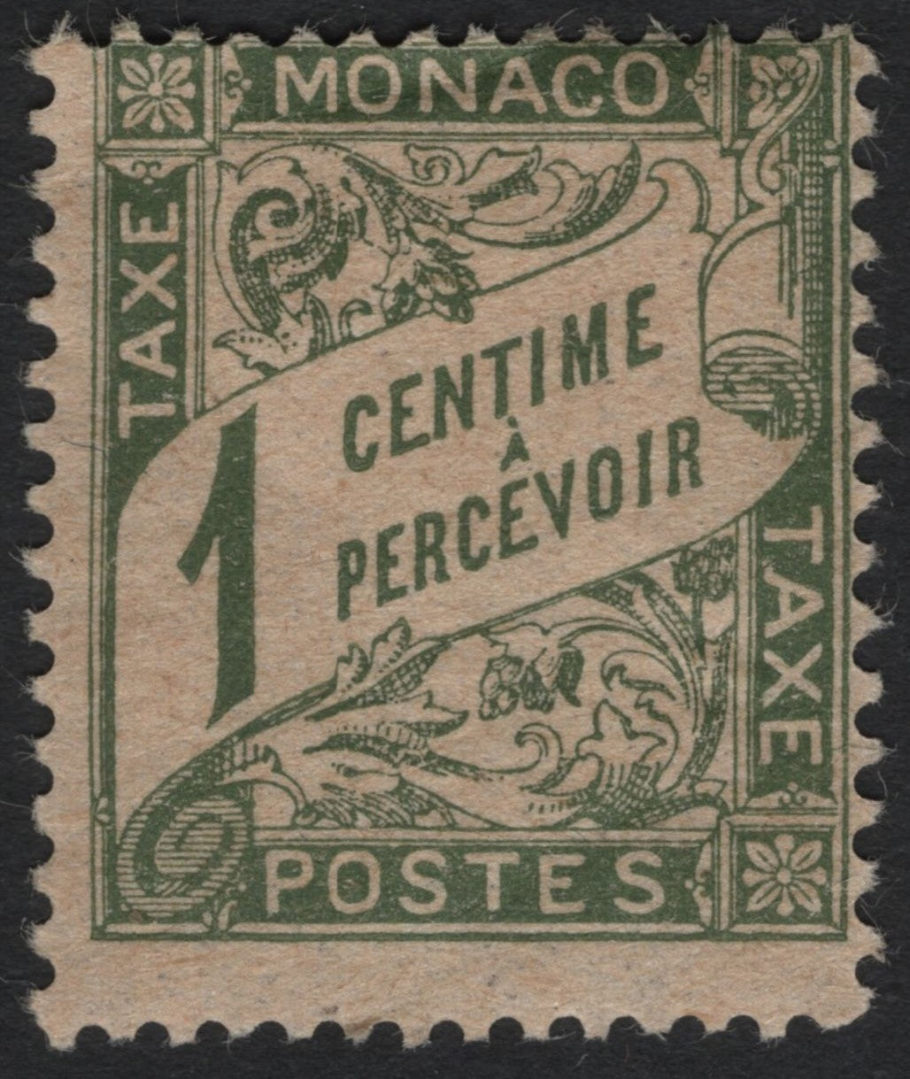 SCG7607 - Monaco Postage Due 1 Centime (c.1906–1920s)