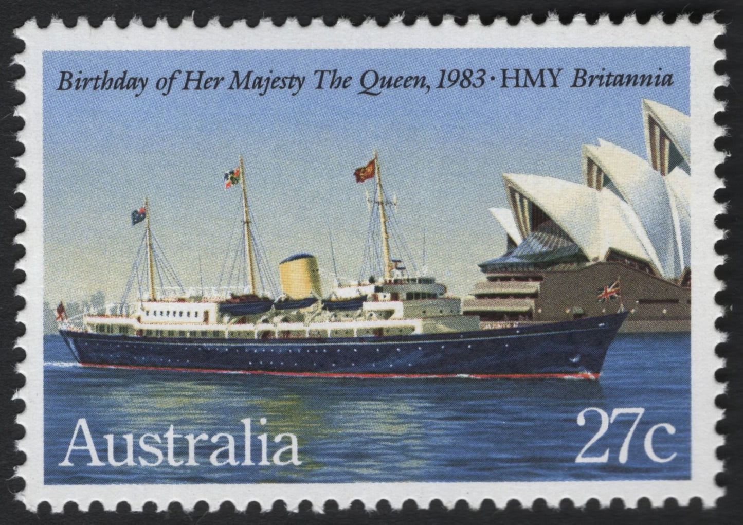 SCG6837 - Australia, 1983 “HMY Britannia” (Queen’s Birthday Issue)