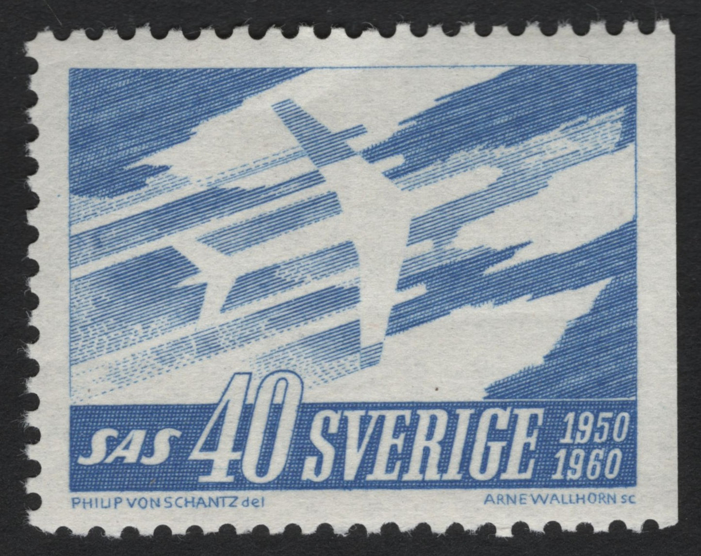 SCG6878 - Sweden 1960 – Scandinavian Airlines (SAS) 10th Anniversary