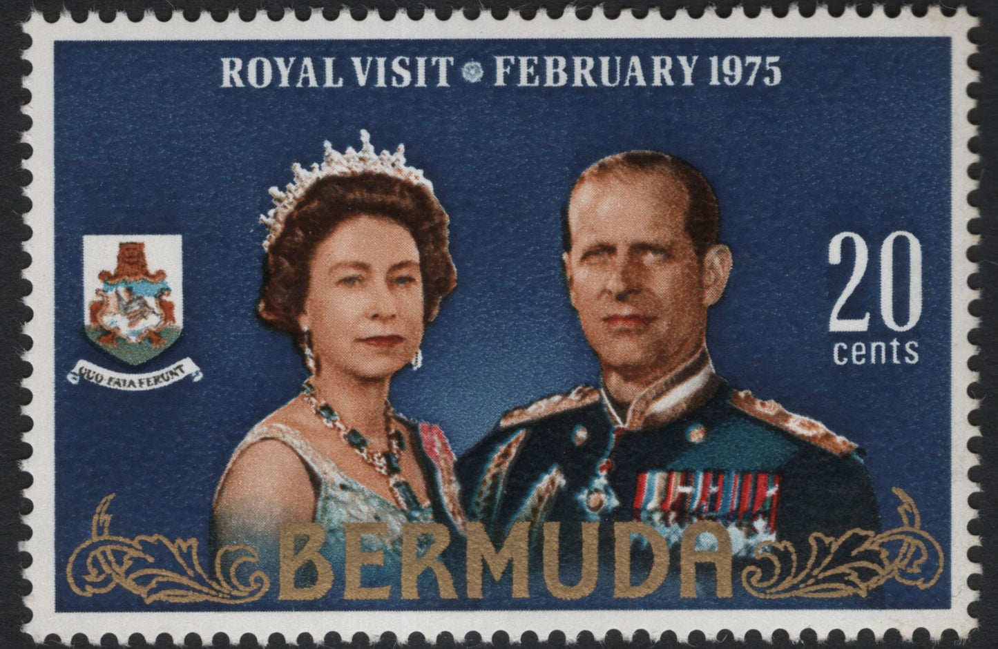 SCG10039 - Bermuda 1975 – Royal Visit Commemorative Set (17c & 20c)